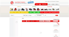 Desktop Screenshot of equipmentsearch.com