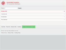 Tablet Screenshot of equipmentsearch.com